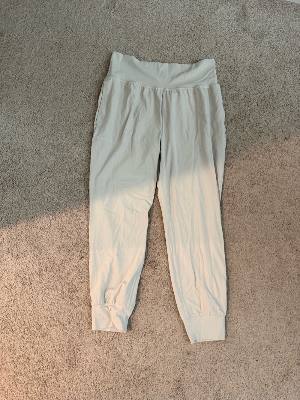 Athleta Salutation Light Cream Casual Jogger Pants